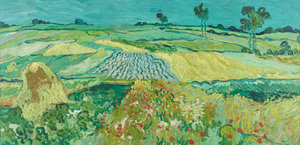 Vincent van Gogh, Velden bij Auvers-sur-Oise, 1890, Belvedere Museum, Wenen 