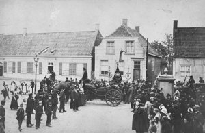 Foto van het geboortehuis van Vincent van Gogh in Zundert